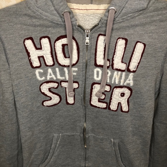 Hollister Zip Up Hoodie Size Small - Picture 3 of 6
